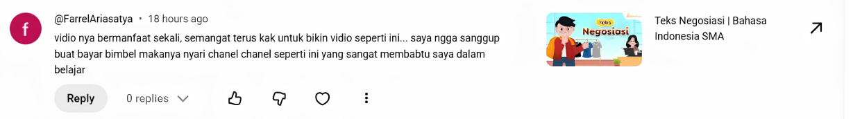 Testimonial media sosial kejarcita 1