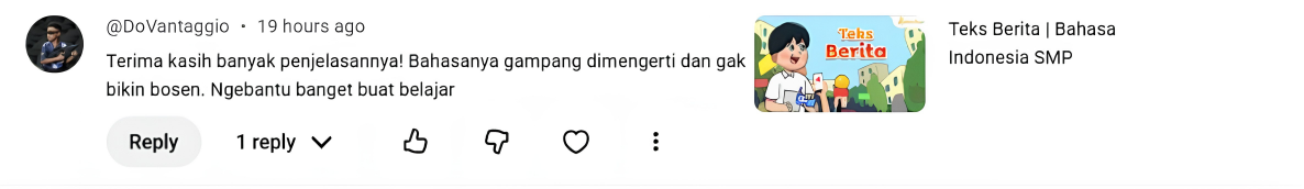 Testimonial media sosial kejarcita 2